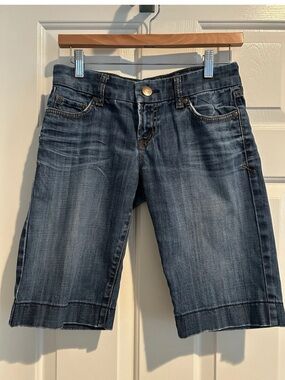 !IT Los Angeles Jeans Denim Bermuda Shorts Sz 27 Medium Wash